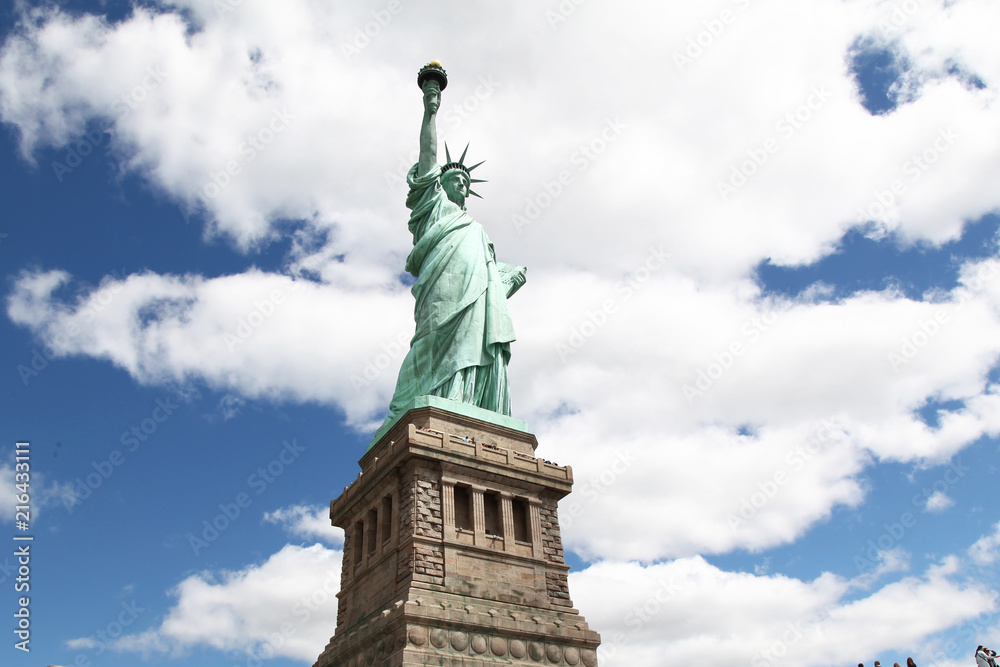 Statue of liberty in New York ,USA .