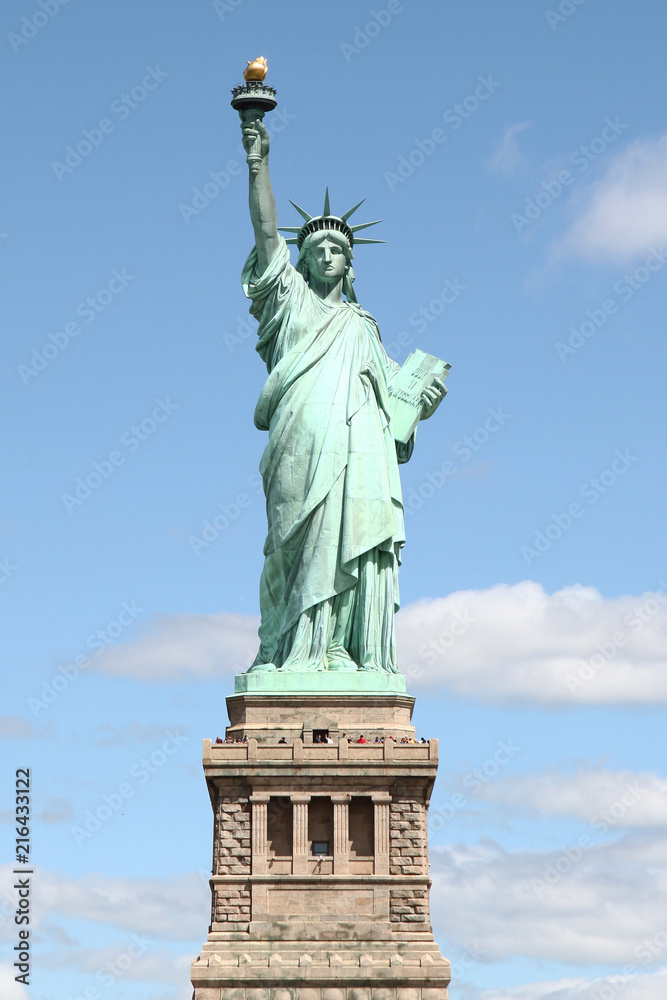 Statue of liberty in New York ,USA .