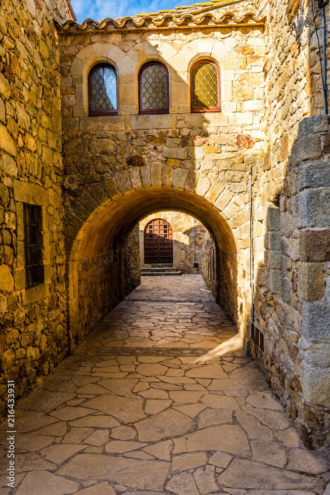 Pals, an medieval town in Catalonia, Spain
