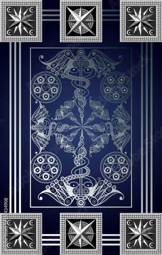 Graphical illustration of a Tarot card 1_2