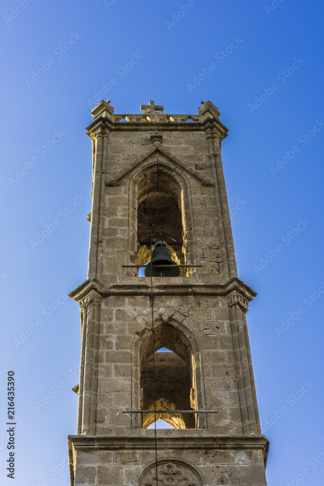 The bell tower of the village Church