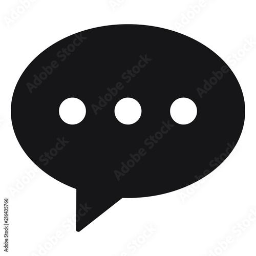 Chat icon, sms icon, comment icon