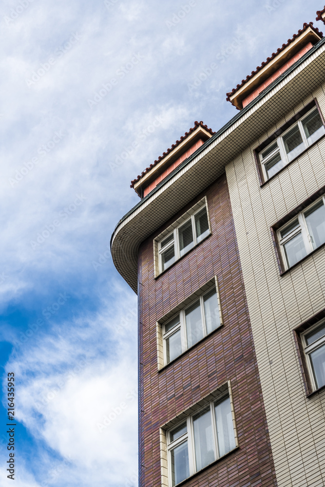 The sky over modern building