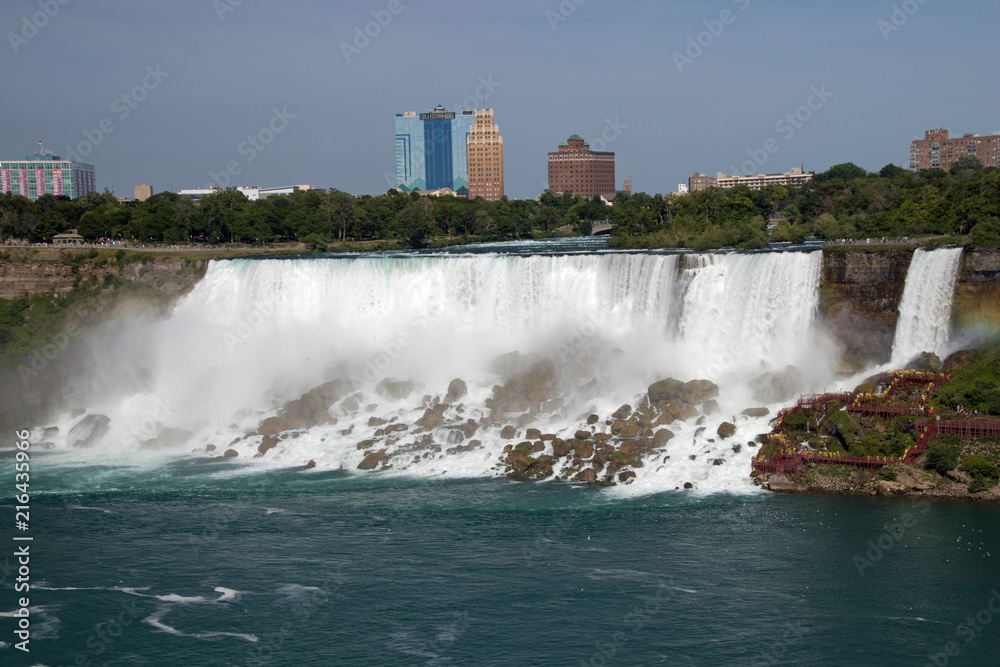 Niagara Falls from the Canadian side Niagara Falls from the Canadian side