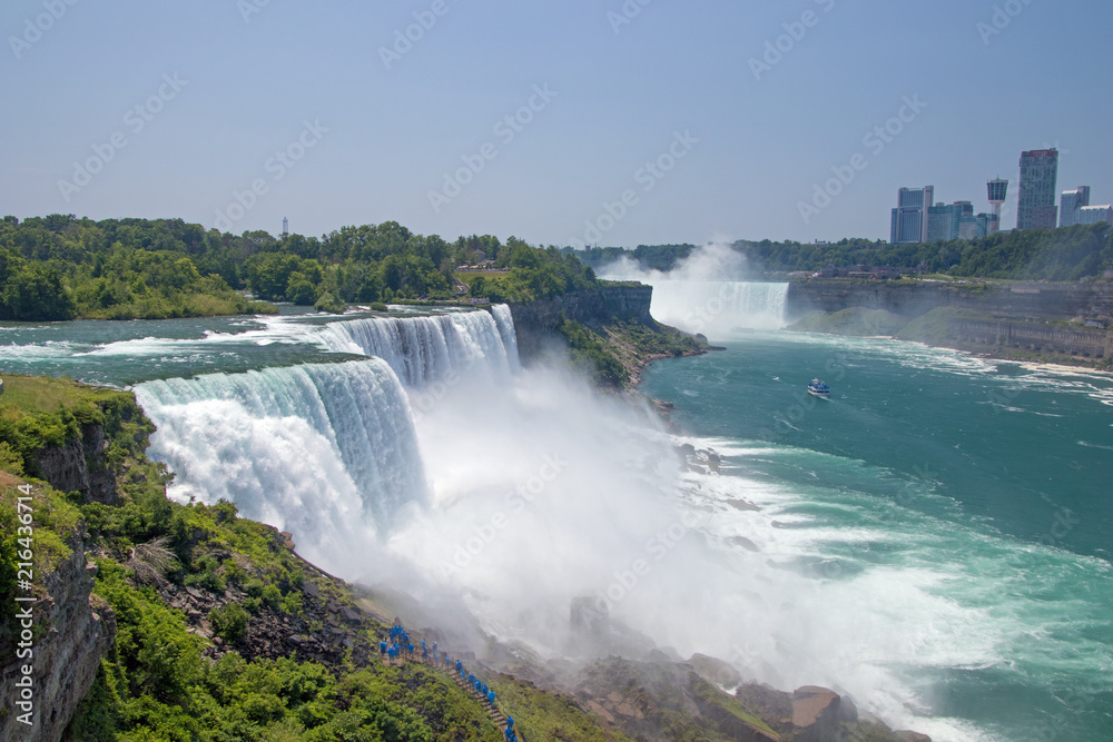 Niagara Falls from the United States side Niagara Falls from the United States side