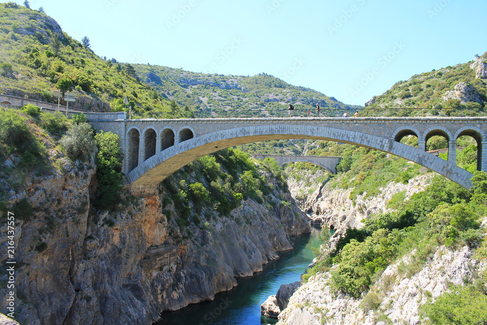 Les magnifiques gorges de l’Hérault, Occitanie, France