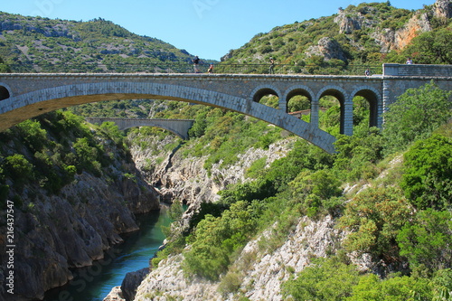 Les magnifiques gorges de l’Hérault, Occitanie, France