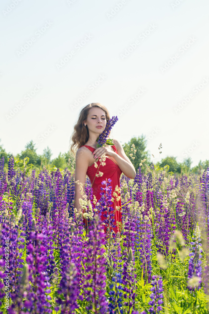 Girl with flower Girl with flower