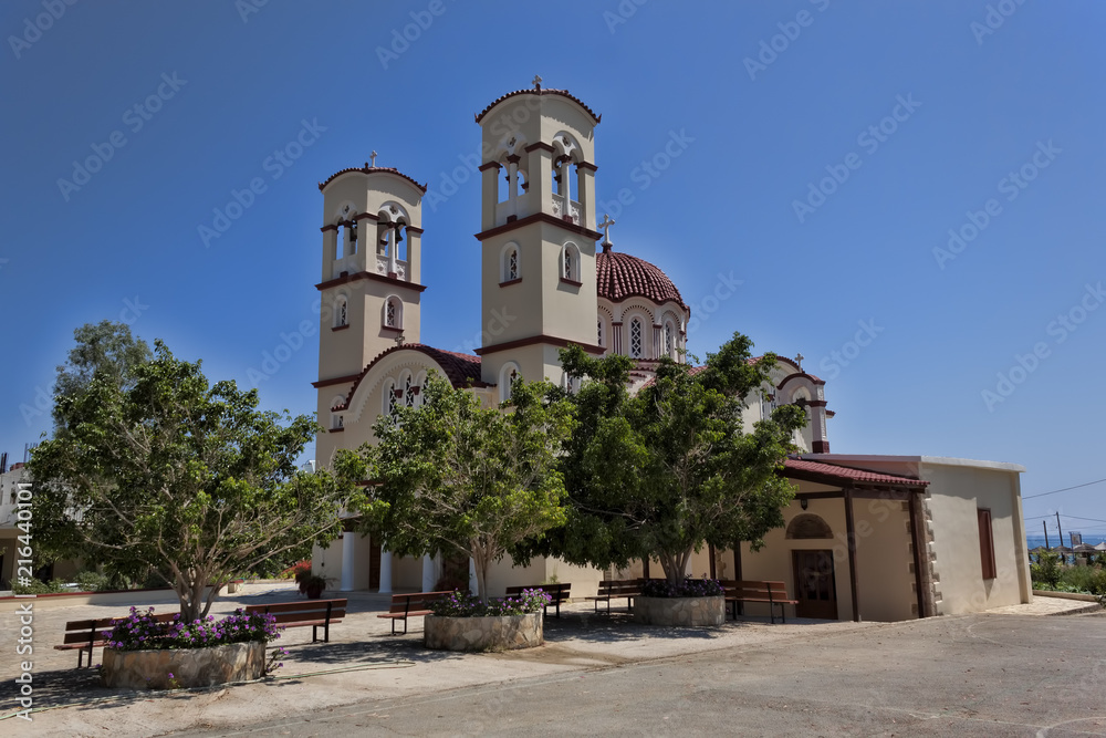 Church in Georgioupolis, Crete, Greece Church in Georgioupolis, Crete, Greece