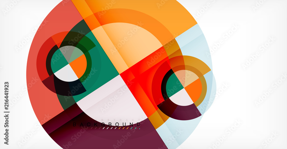 Vector circle abstract background Vector circle abstract background
