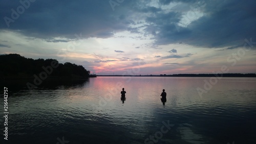 sunset on the lake © Daniel