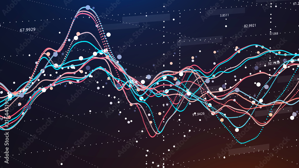 Stock market chart. Business Graph. Investment graph. Abstract ...