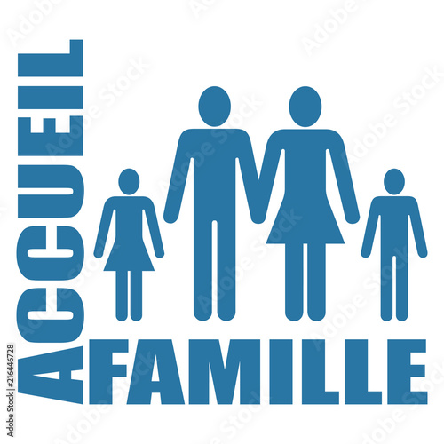 Logo accueil famille.