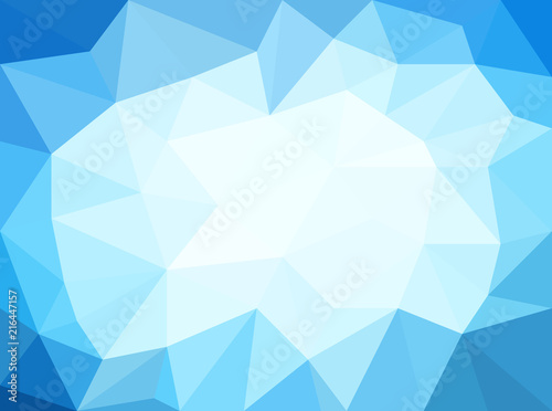 Light blue polygon background