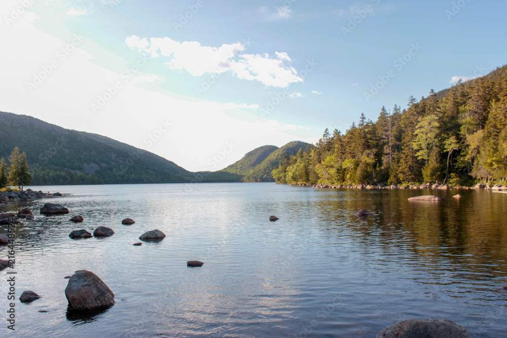 Lake in Acadia National Park, Maine, USA