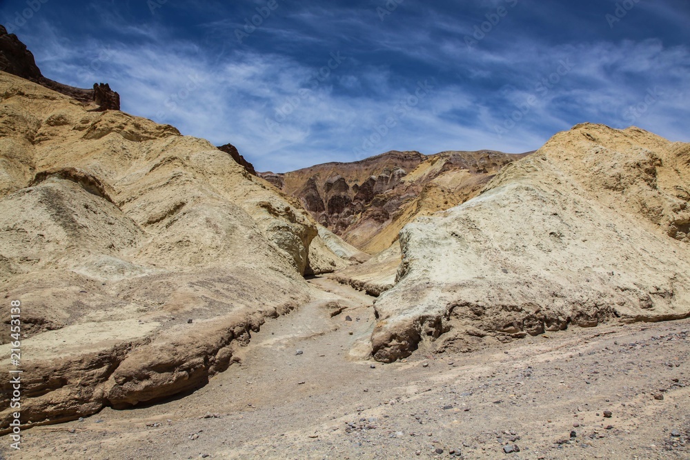 Golden Canyon Trail in Death Valley National Park Golden Canyon Trail in Death Valley National Park