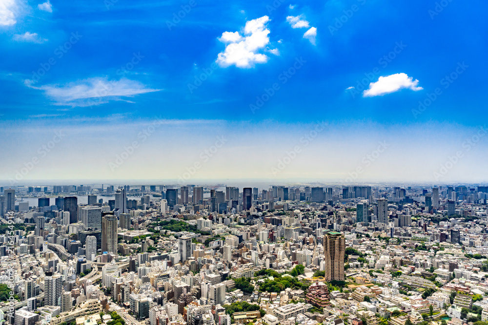 Fototapeta premium 都市風景 東京