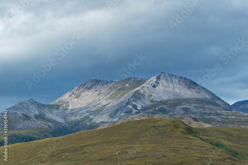 Mountain ridge in the Torridon area of the Highlands of Scotland