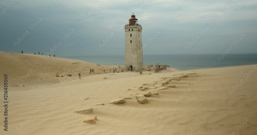 Lighthouse Rubjerg Knude Fyr, Hjorring, Denmark Lighthouse Rubjerg Knude Fyr, Hjorring, Denmark
