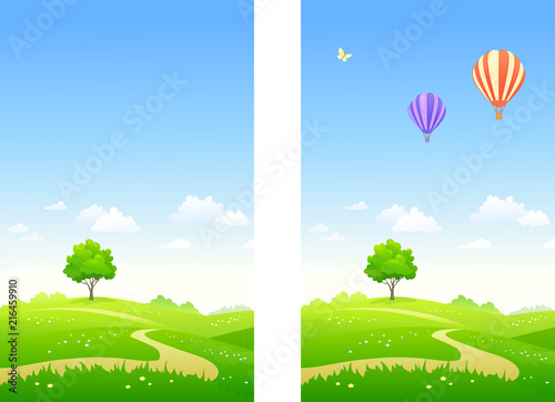Nature vertical banners
