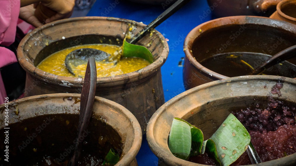 Indonesian traditional sweet porridge for dessert and very famous during Ramadhan Bubur Mutiara Indonesian traditional sweet porridge for dessert and very famous during Ramadhan Bubur Mutiara