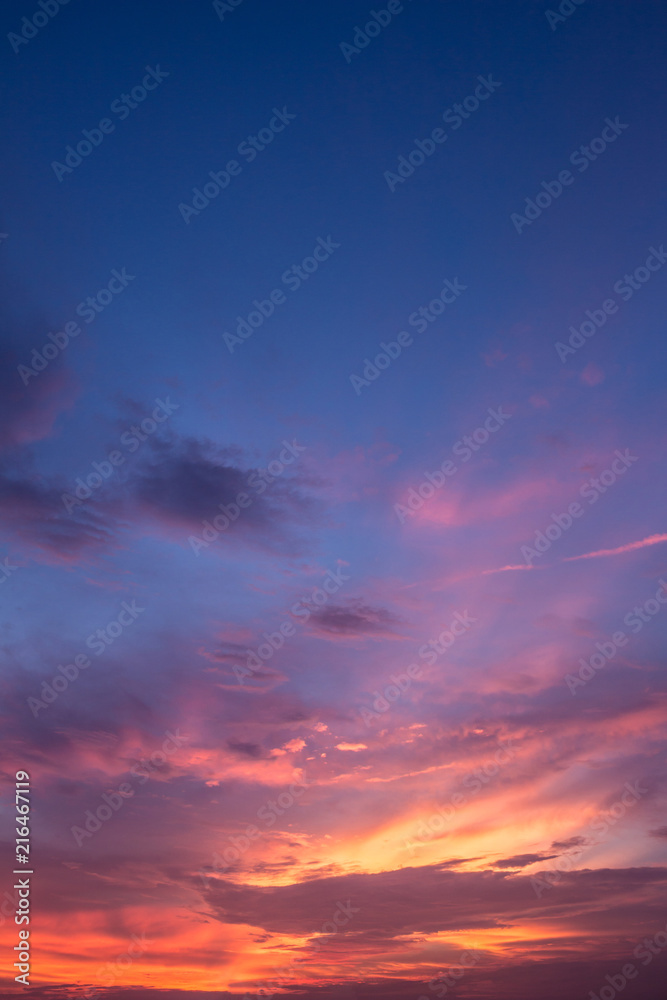 Obraz premium Sunset Paradise Burning Skies Idyllic Wallpaper.