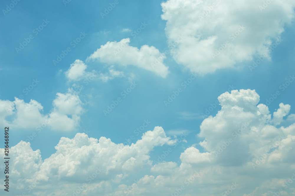 White clouds in blue sky. White clouds in blue sky.