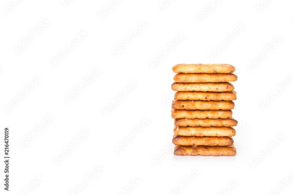 craker on white background. craker on white background.