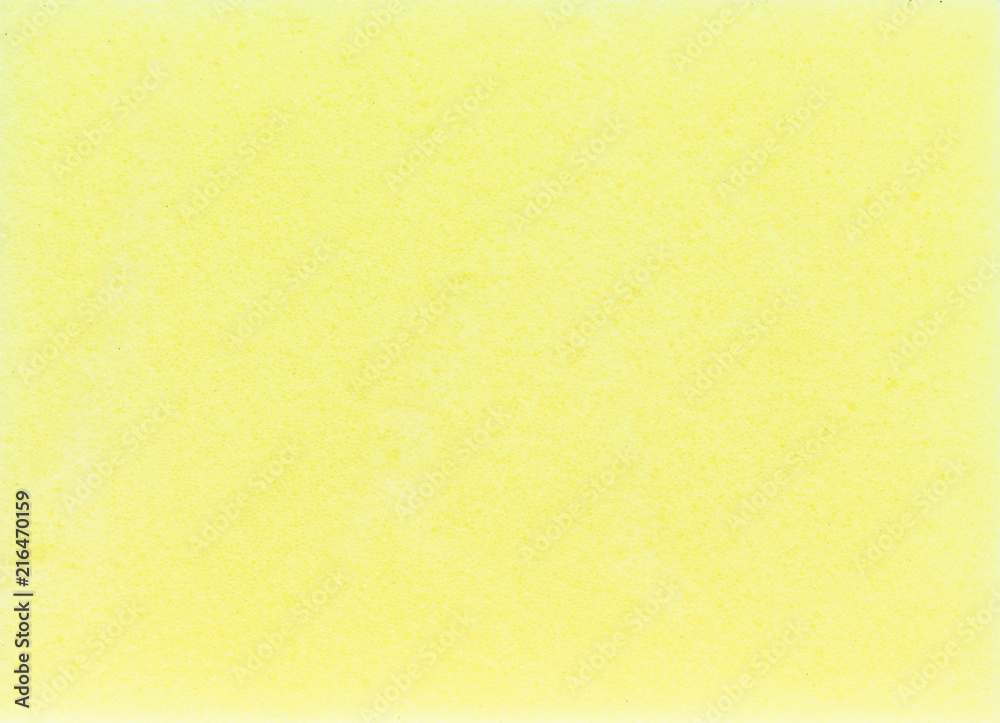 Obraz premium White bubbles foam on washing cleaning sponge texture.