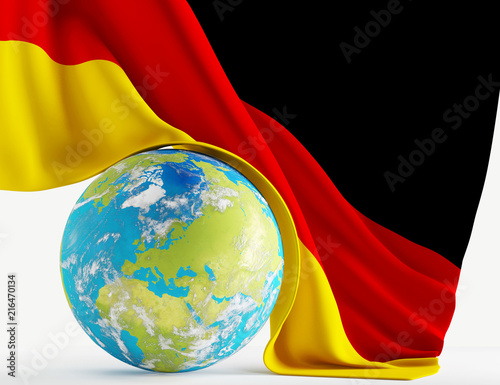 world planet Germany with g...