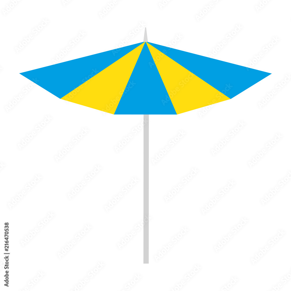 Obraz premium umbrella beach isolated icon