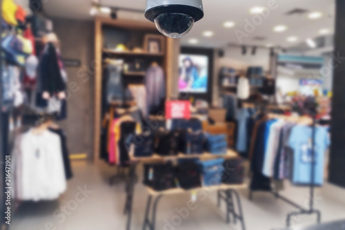 blurred photo, Blurry image,inside of the clothes shop,background