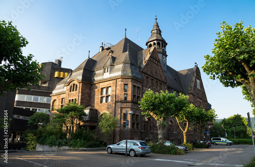 Obraz na płótnie Rathaus in Diiligen,Saar w salonie