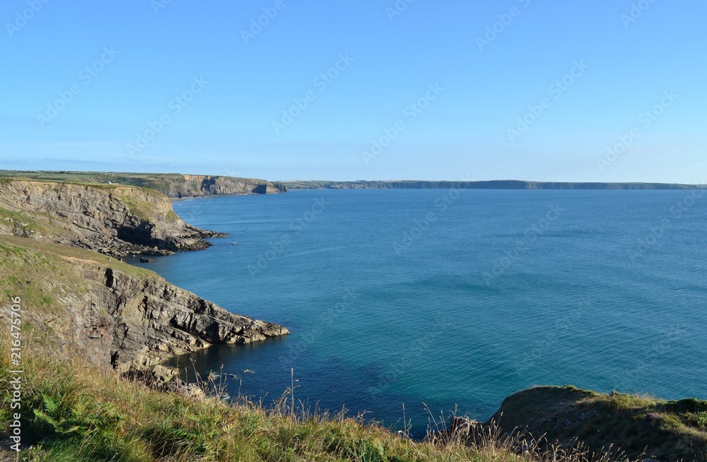 Paysage marin à Nolton Haven