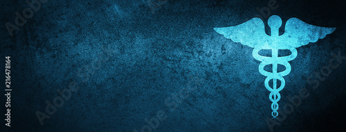 Fotografi Medical icon special blue banner background