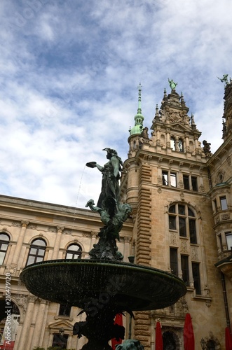 Hôtel de ville de Hambourg (Allemagne) 