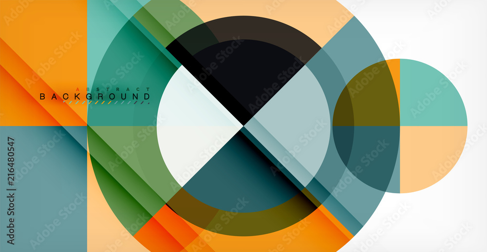 Vector circle abstract background Vector circle abstract background