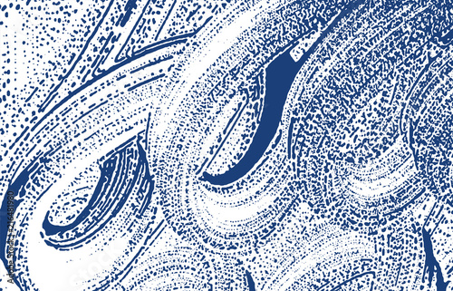 Grunge texture. Distress indigo rough trace. Ecstatic background. Noise dirty grunge texture. Modern