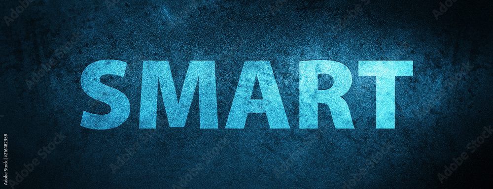 Obraz premium Smart special blue banner background