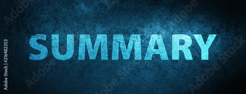 Photography Summary special blue banner background