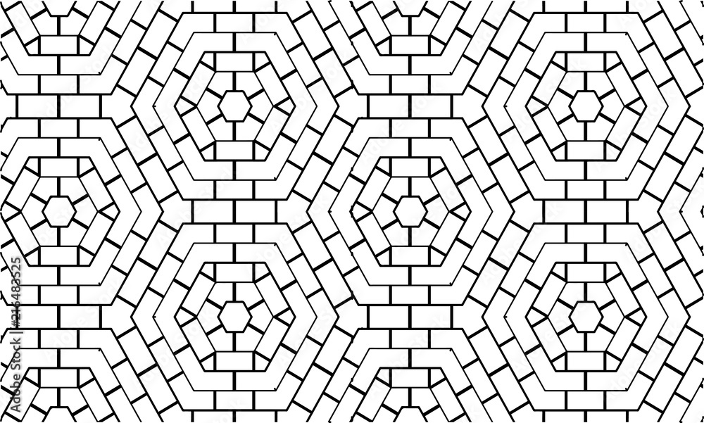 Abstract seamless black and white pattern Abstract seamless black and white pattern