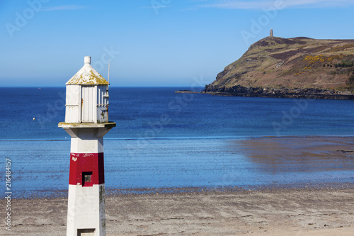 Lighthouse in Port Erin on the Isle of Man
