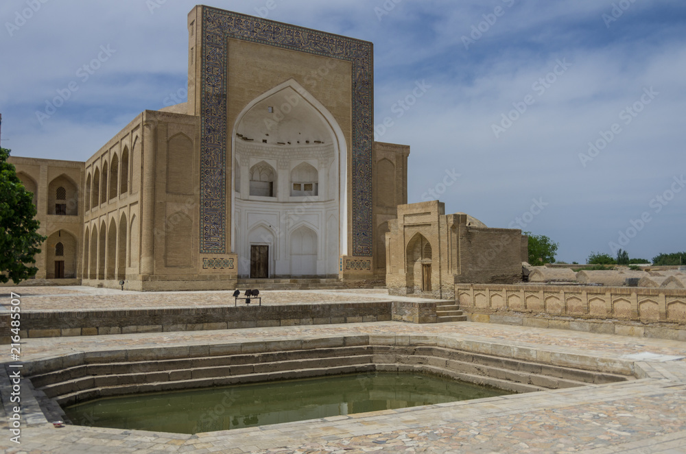 City of the dead. Memorial complex, necropolis Chor-Bakr in Bukhara, Uzbekistan. UNESCO world Heritage