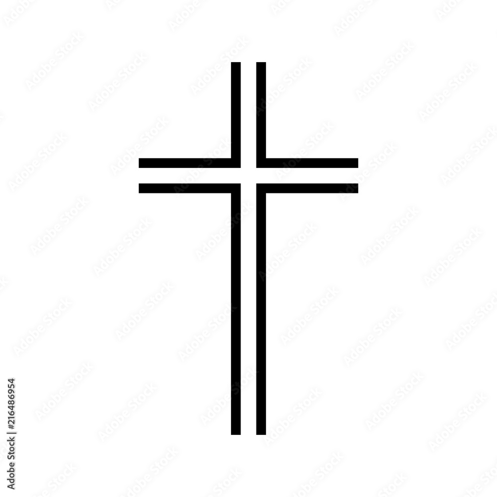 Vector cross icon