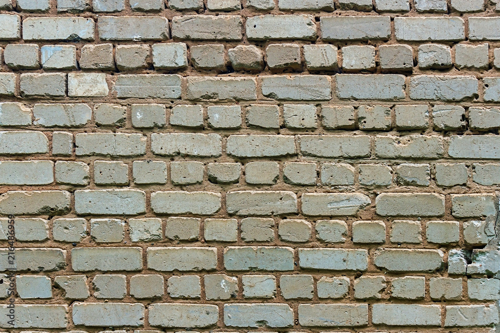 Fototapeta premium white brick wall
