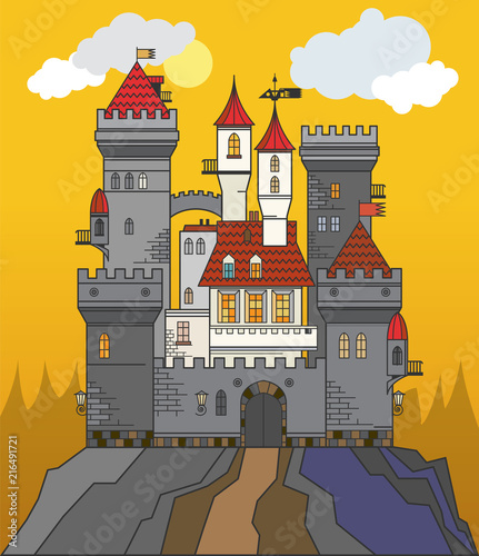 FairyTale cartoon castle