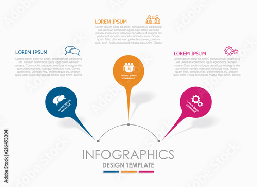 Infographic design template with place for your data. Vector illustration.