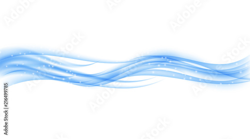 Abstract Colored Wave Card Set Background. Vector Illustration