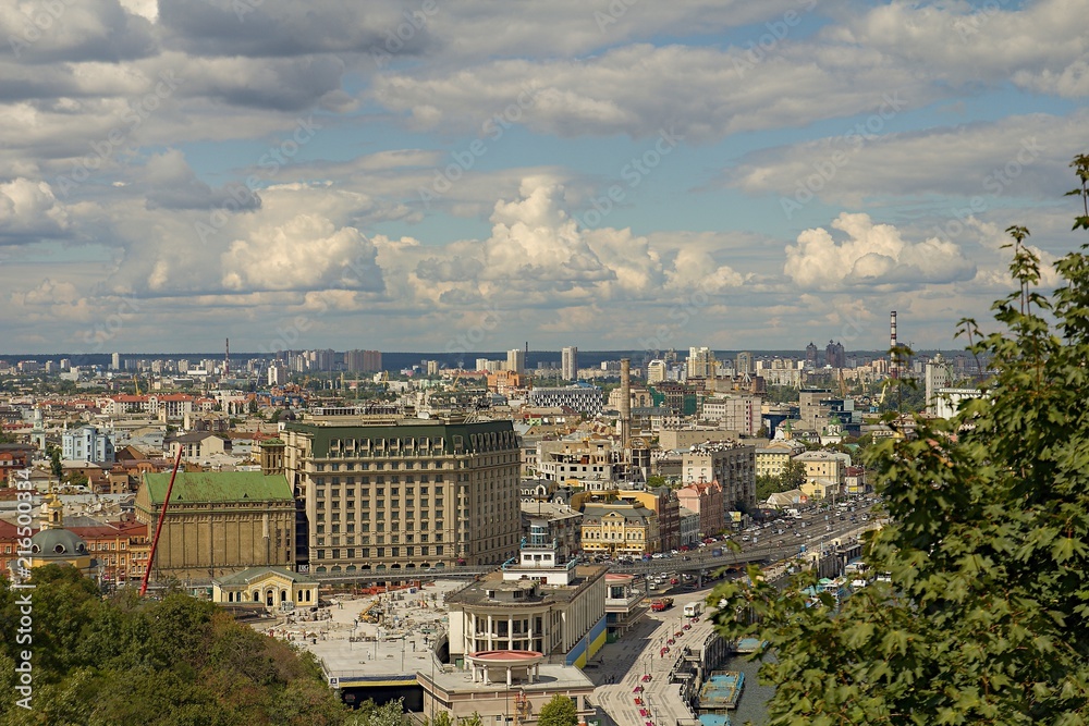 Blick auf die Stadt Kiew 