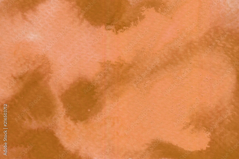 Fototapeta premium abstract watercolor on white background gouache color splashing in the paper hand draw